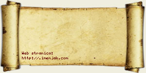 Isidora Joksić vizit kartica